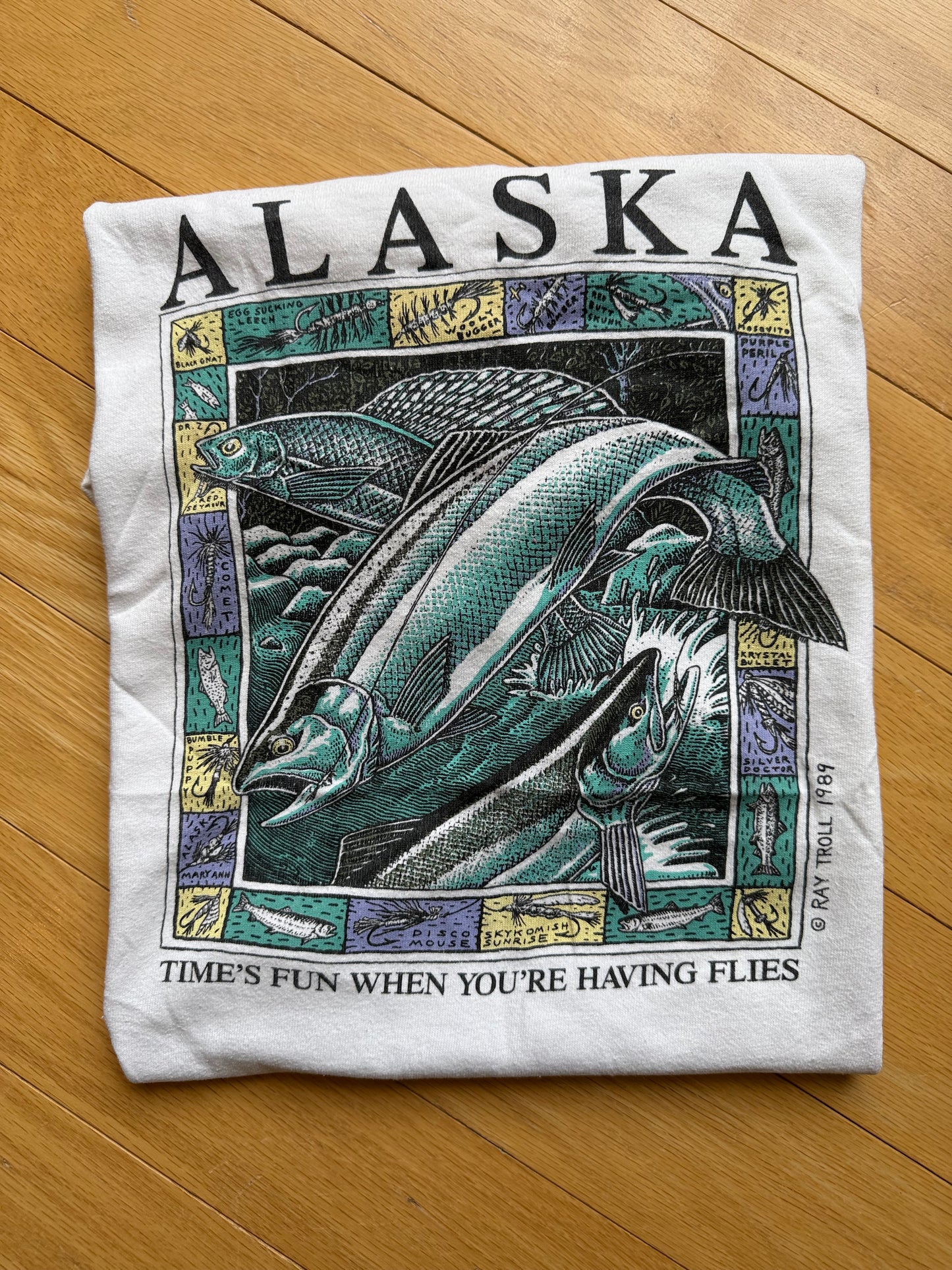 Vintage Ray Troll Time's Fun Tee. Size M