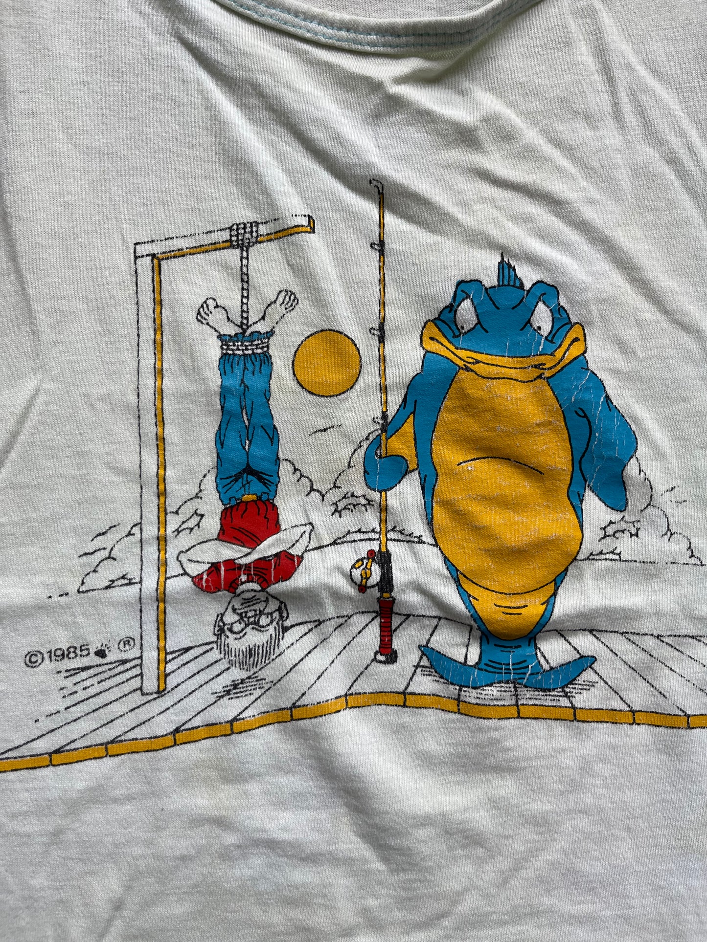 Vintage Caught Fisherman Tank