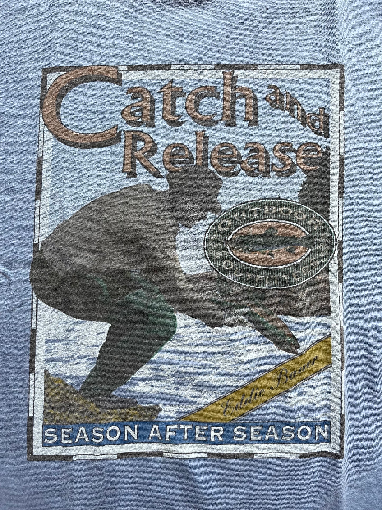 Vintage Eddie Bauer Catch & Release Tee