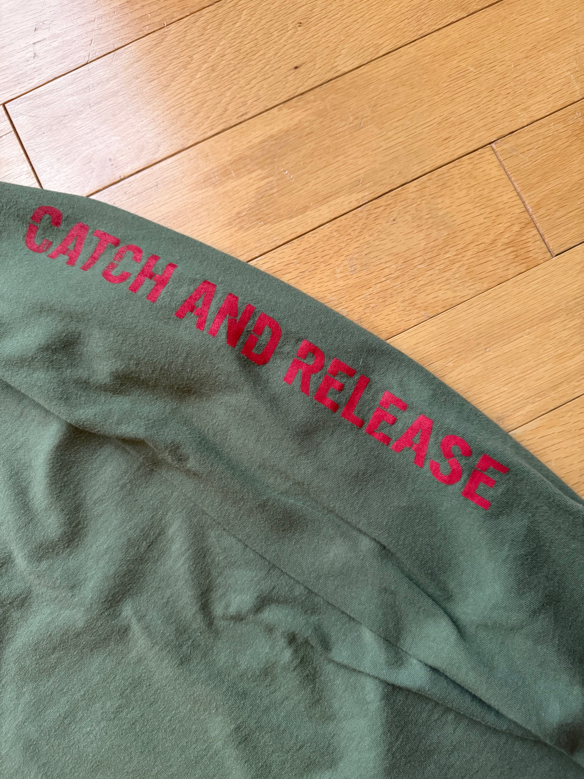 Vintage Polo Catch & Release Long Sleeve Tee. Size XL
