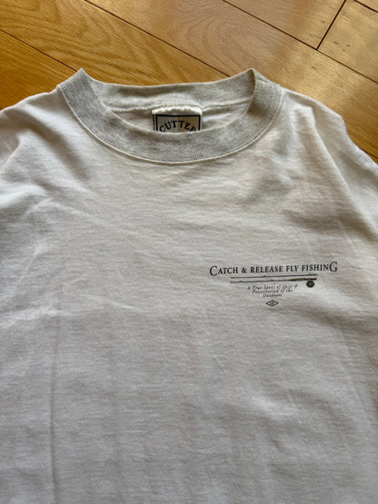 Vintage Cutter & Buck Catch & Release Tee. Size XL