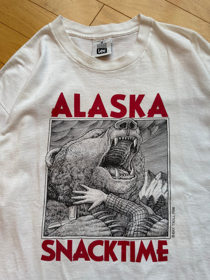 Vintage 1988 Ray Troll Alaska Snack Time Tee