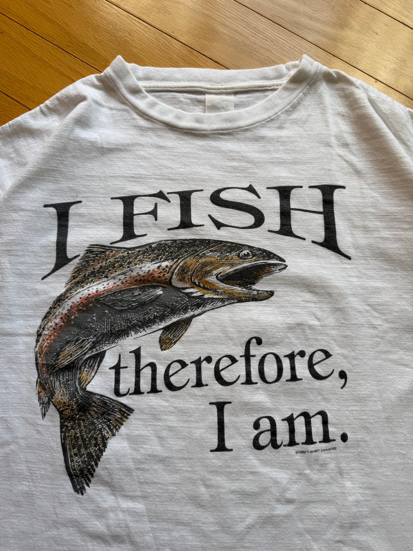 Vintage I Fish, Therefor I Am Tee