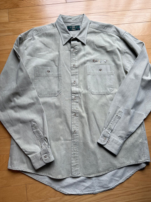 Vintage Orvis Fly Embroidered Shirt