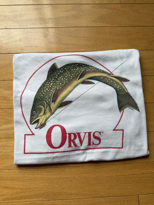 Vintage Orvis Brook Trout Tee. Size XL