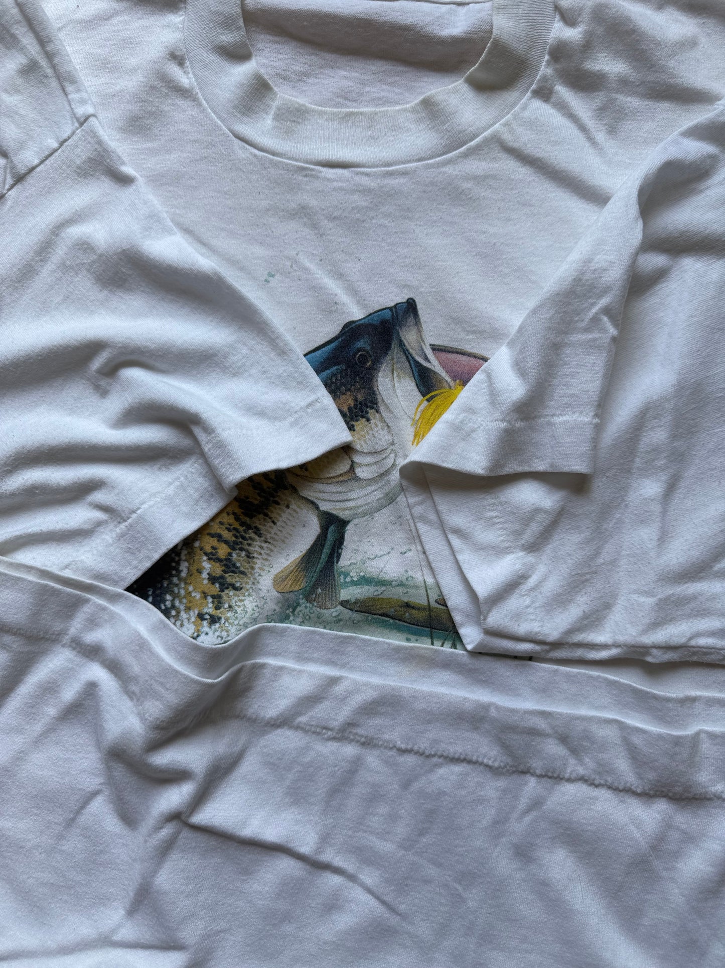Vintage Mike Patrick Bass Tee. Size XXL