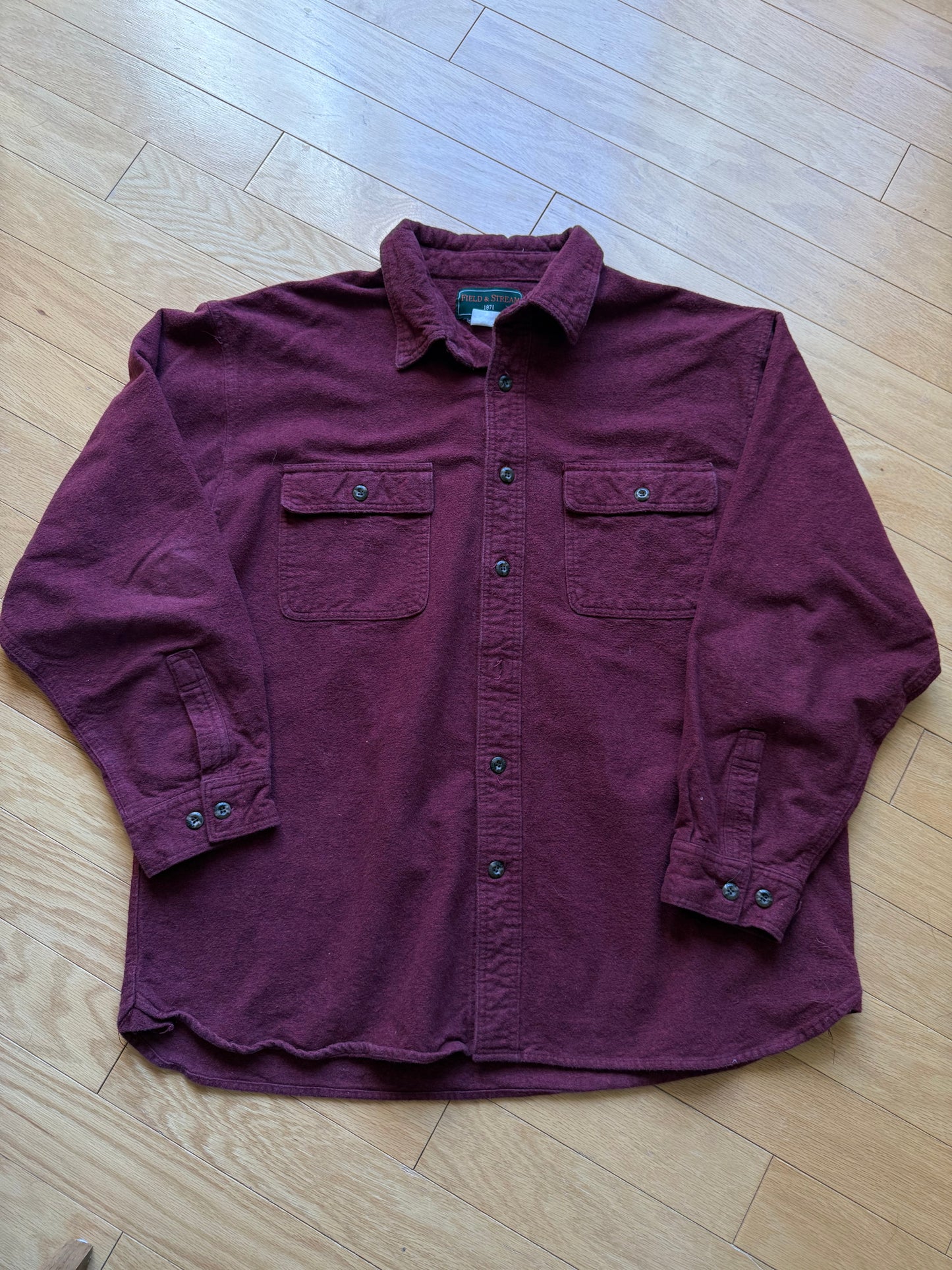 Vintage Field & Stream Flannel Shirt. Size L