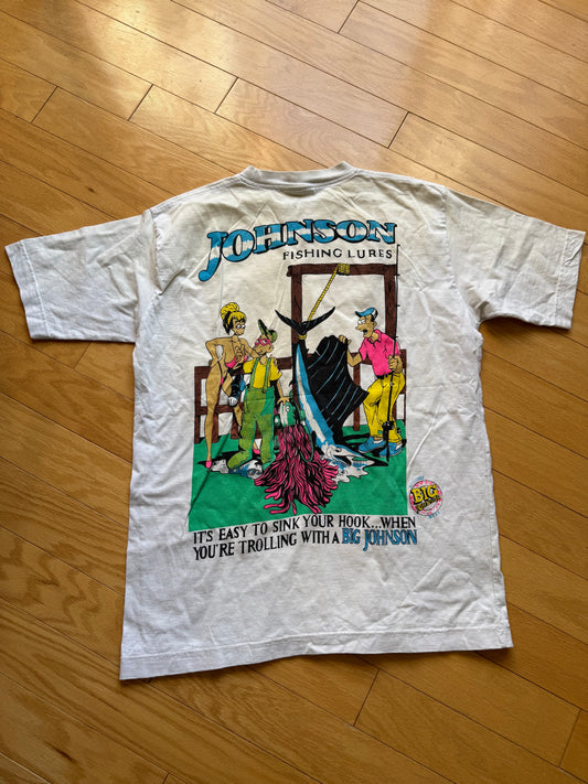 Vintage Big Johnson Easy To Sink Your Hook Tee