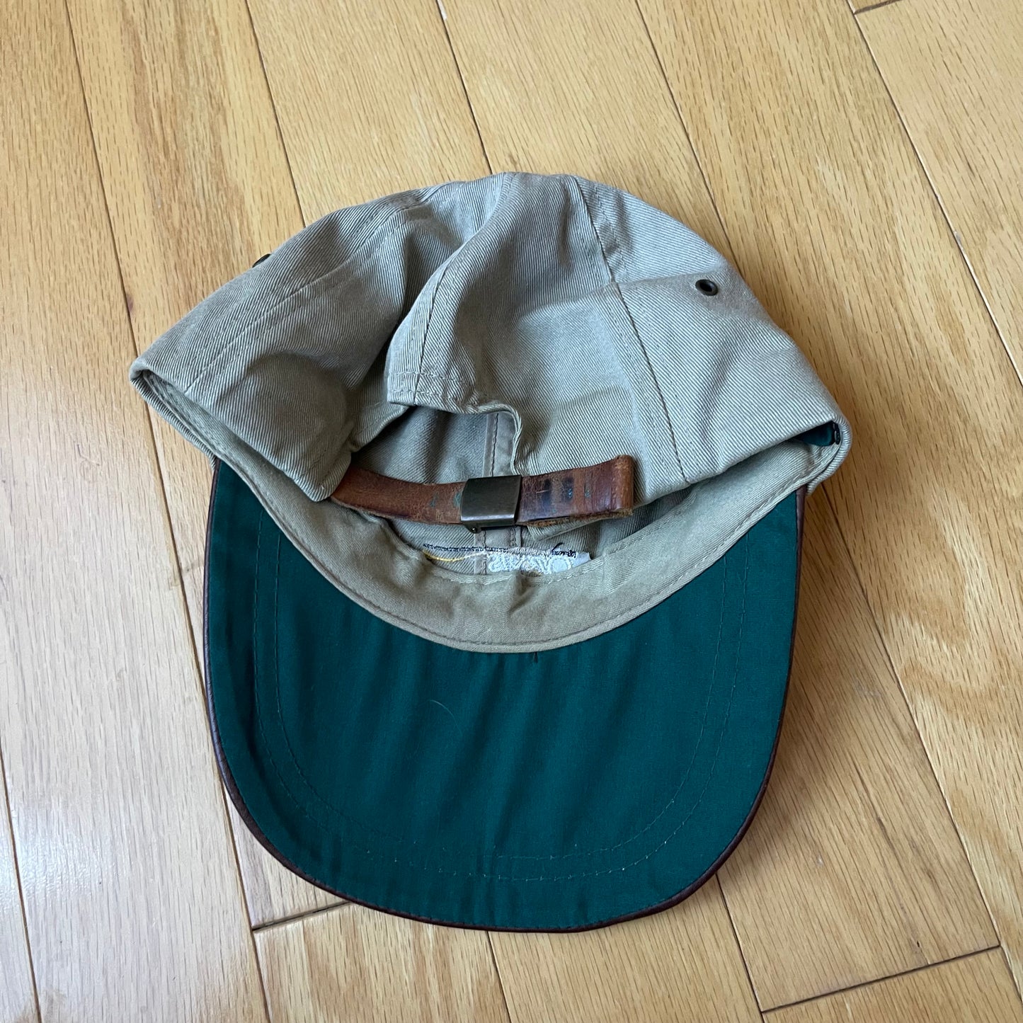 Vintage Orvis Leather Brim Hat