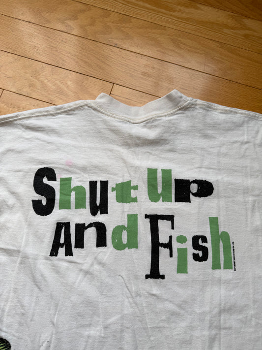 Vintage Shut Up and Fish Bass Tee