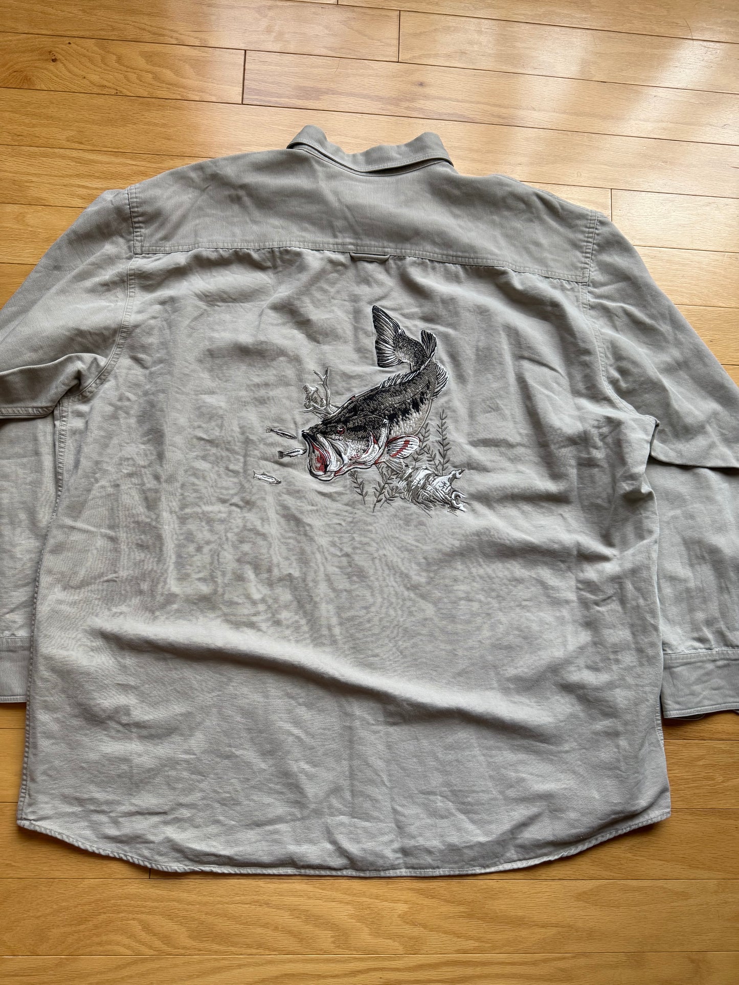 Vintage Redhead Embroidered Bass Shirt