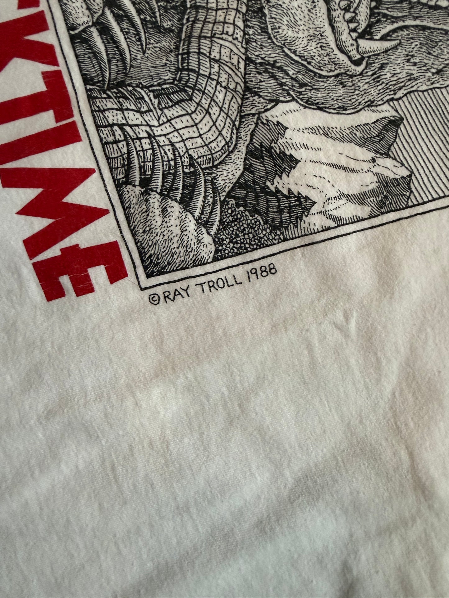 Vintage 1988 Ray Troll Alaska Snack Time Tee