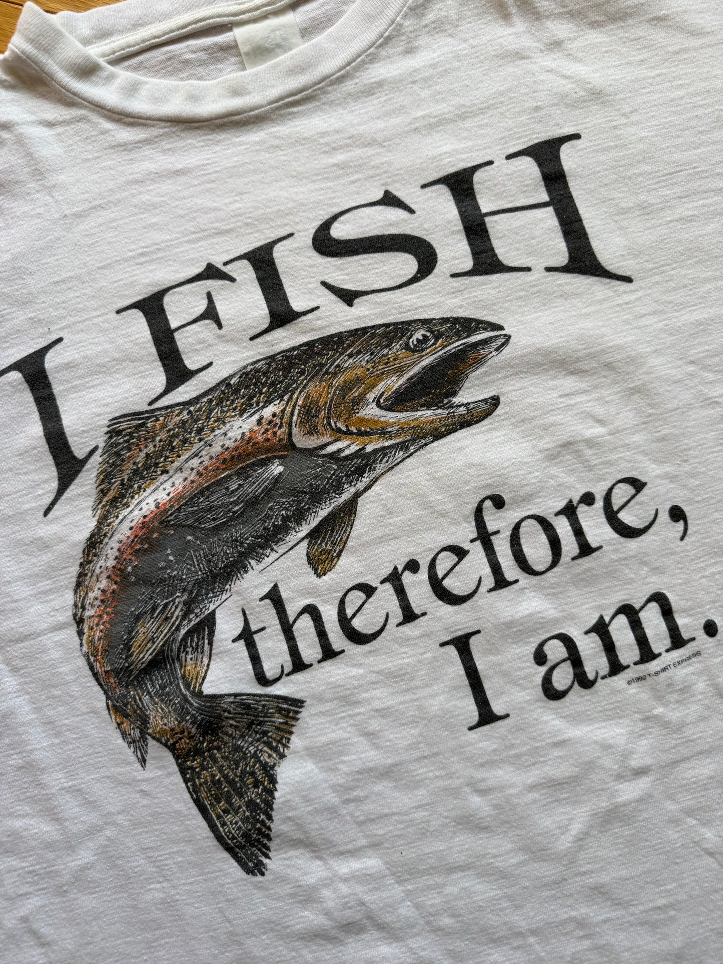 Vintage I Fish, Therefor I Am Tee