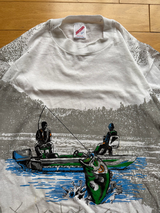 Vintage AOP Bass Jumping Tee