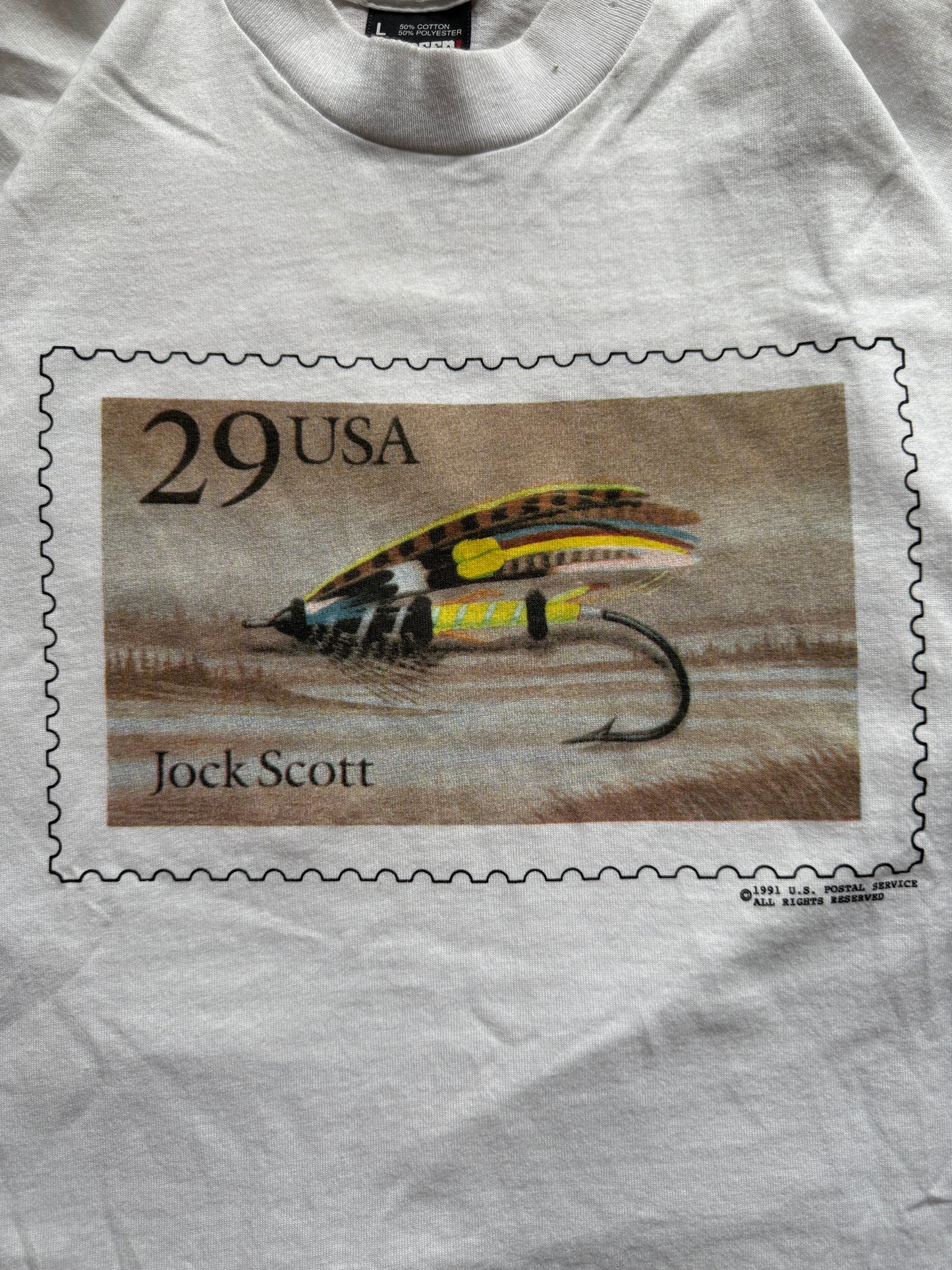 Vintage Jock Scott Fly Stamp Tee