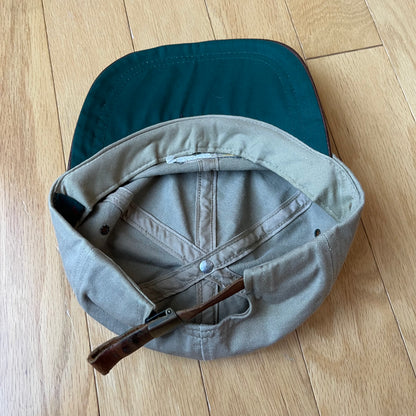 Vintage Orvis Leather Brim Hat