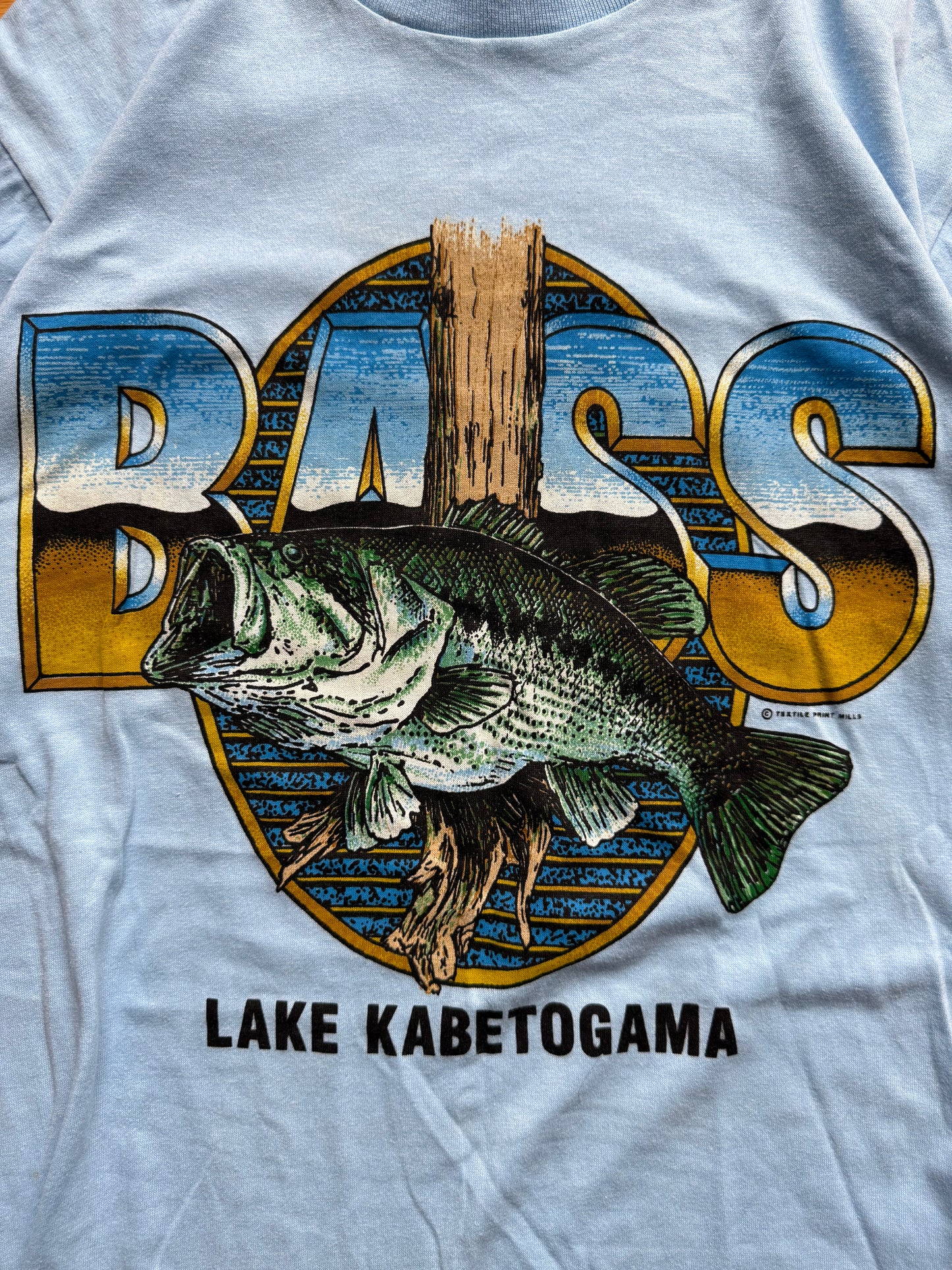 Vintage Lake Kabetogama Bass Tee