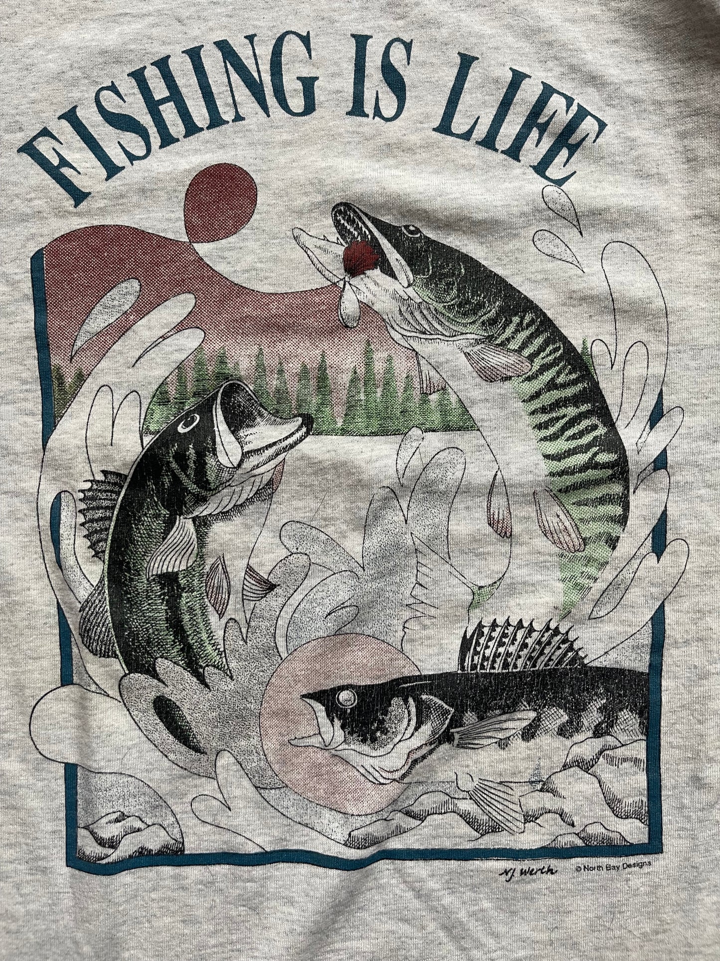Vintage Fishing is Life Tee