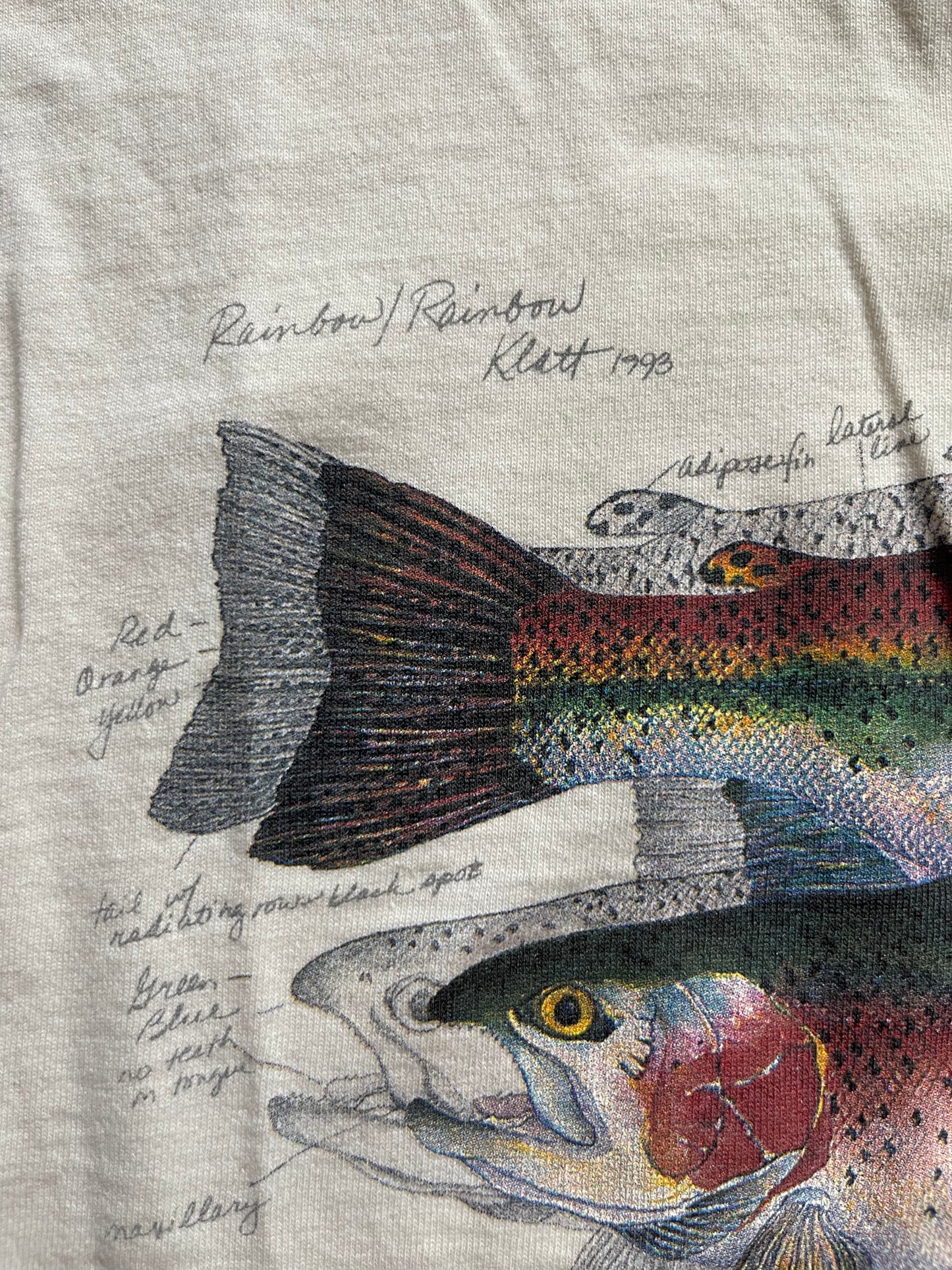 Vintage Trout Notes Tee