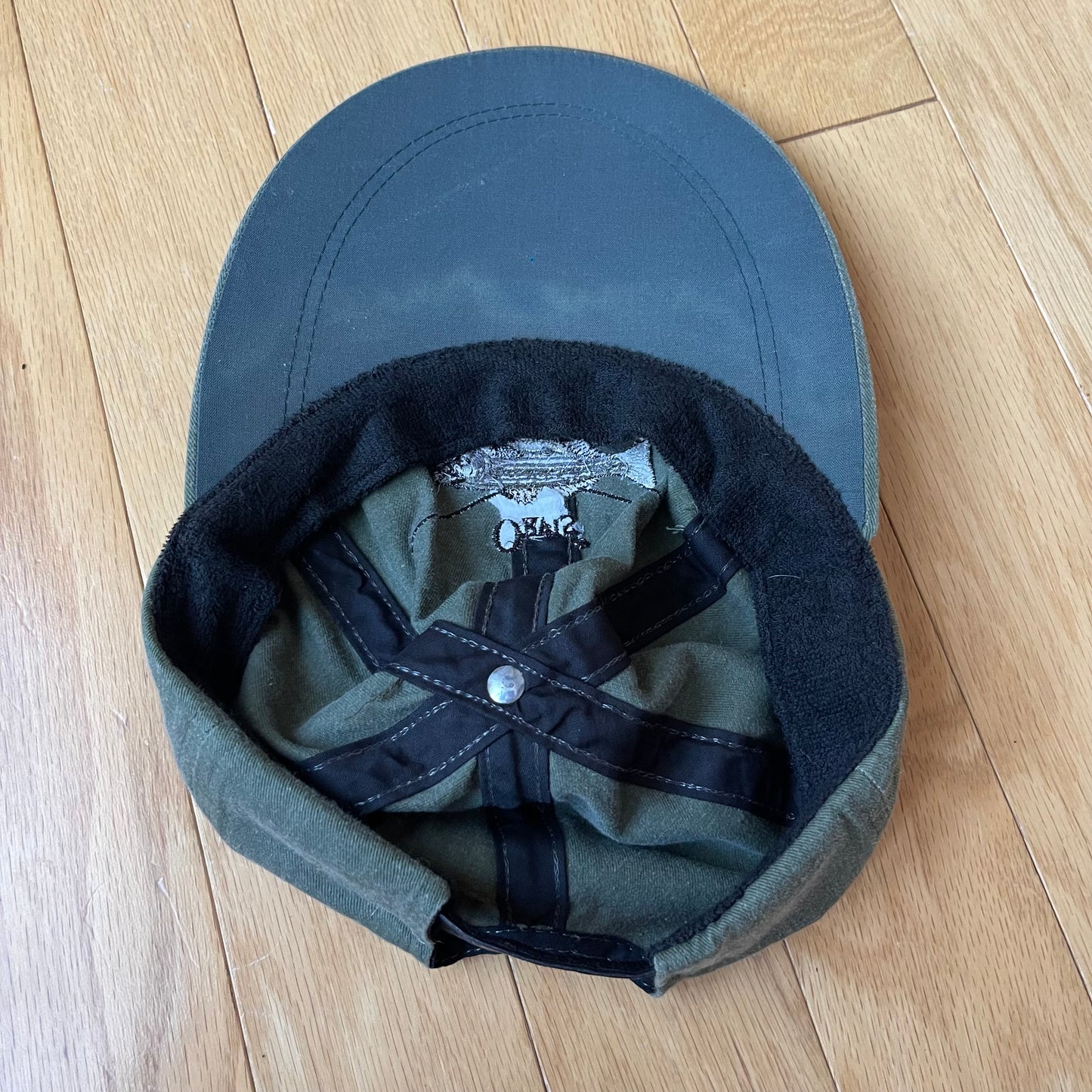 Vintage Orvis Embroidered Striper Long Bill Hat