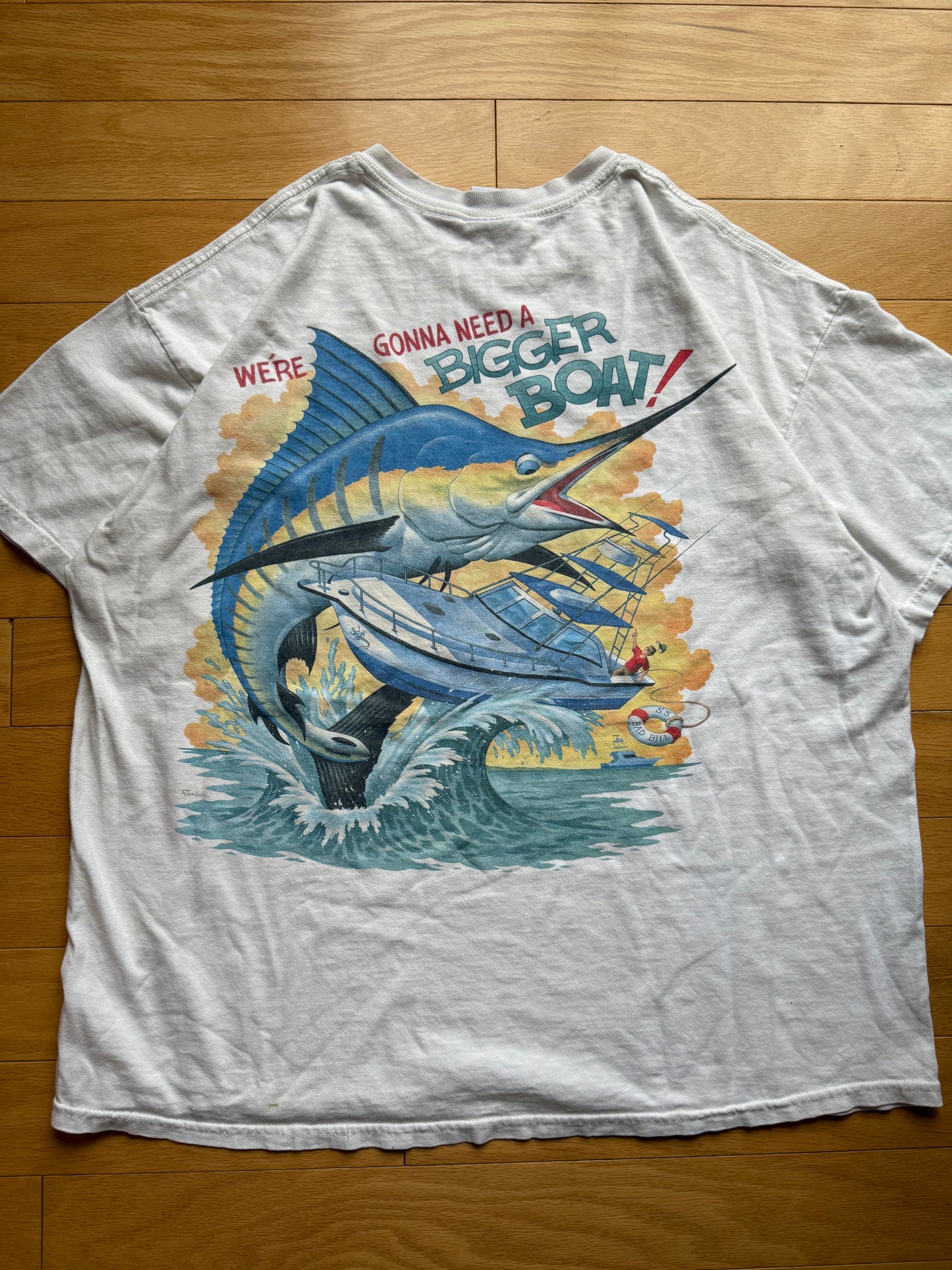 Vintage Caribbean Soul Bigger Boat Tee