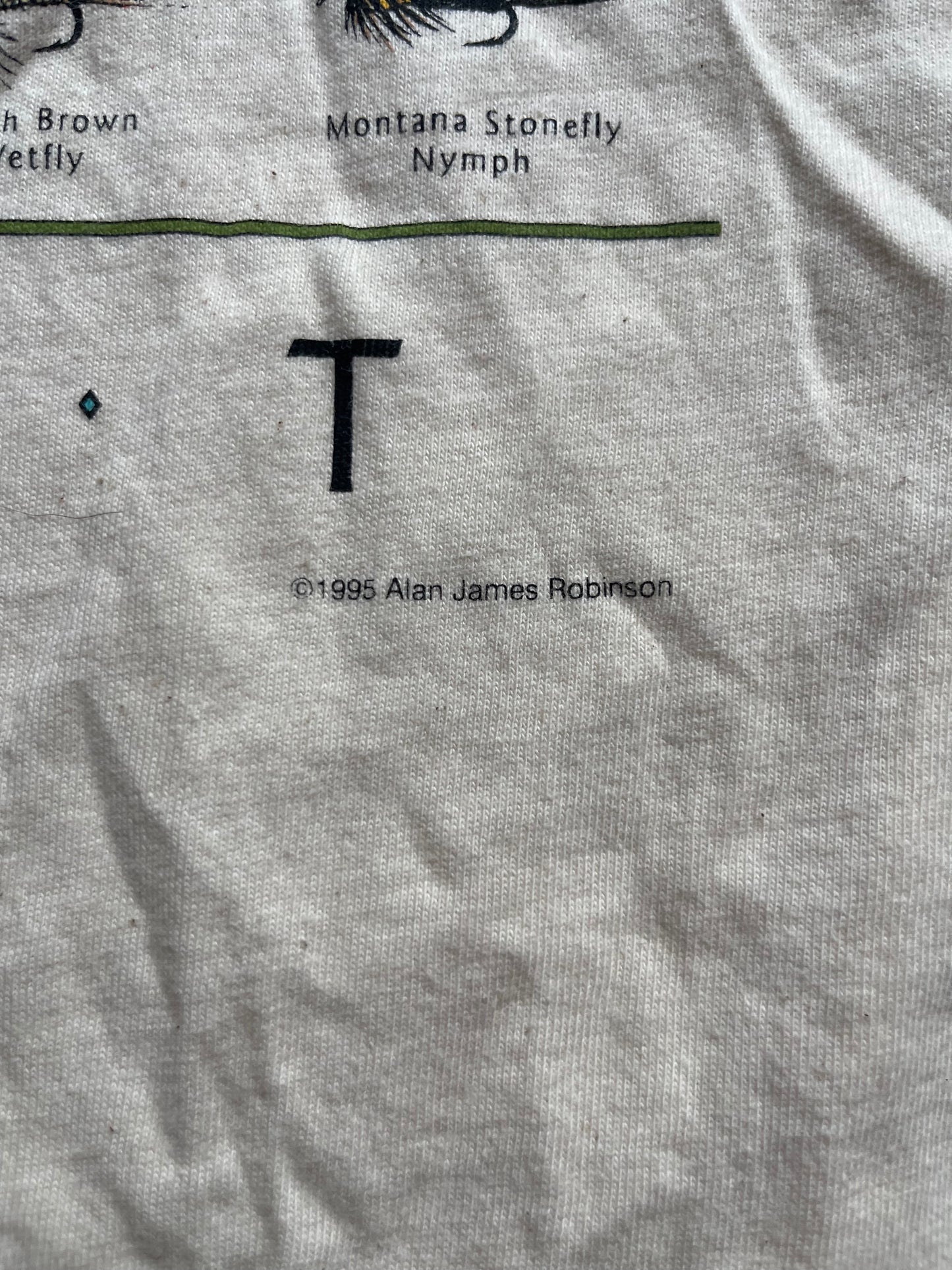 Vintage Liberty Graphics Alan James Robinson Trout Tee