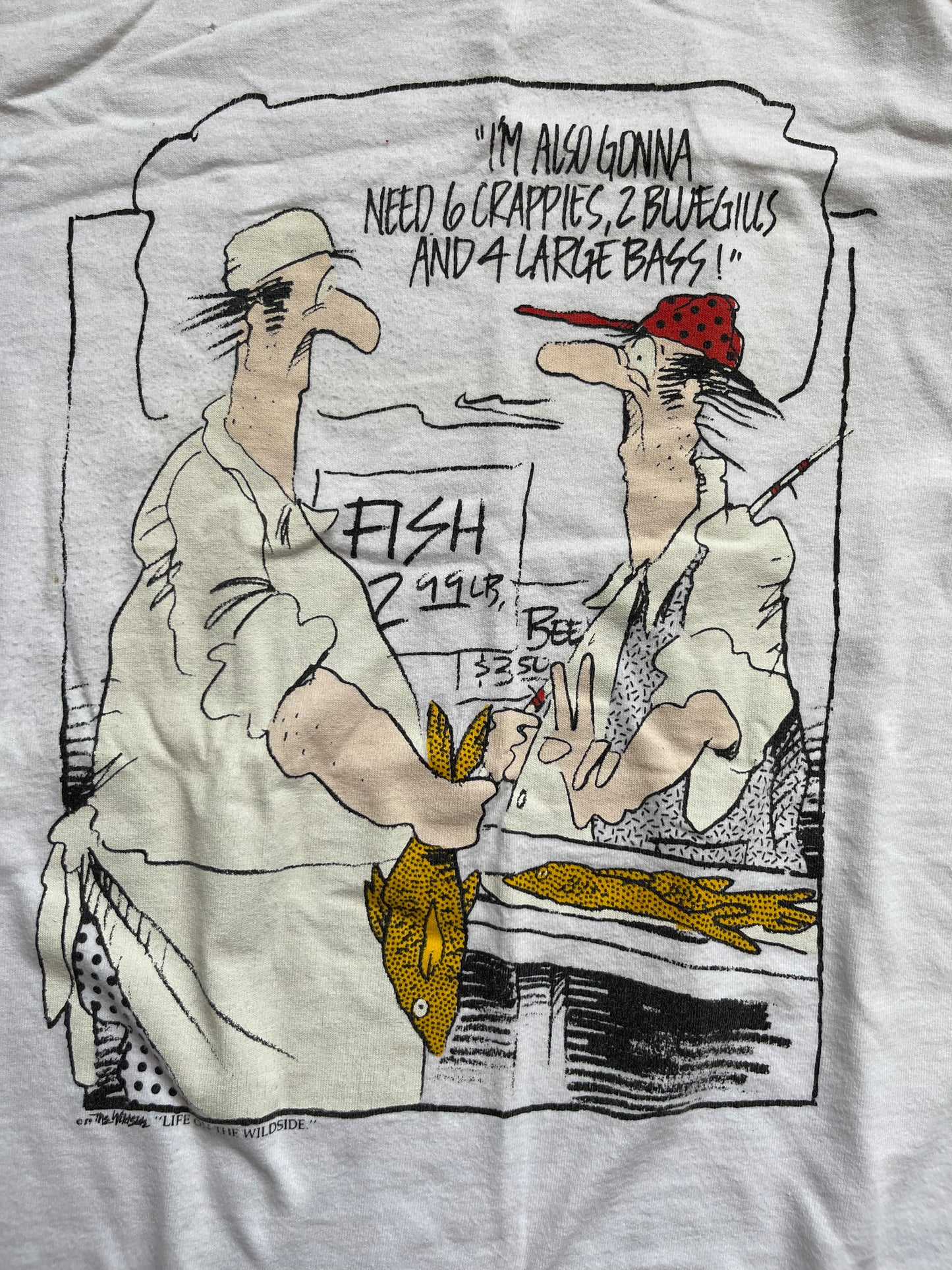 Vintage Fishing at the Counter Tee