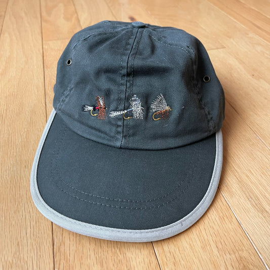 Vintage Orvis Embroidered Flies Hat