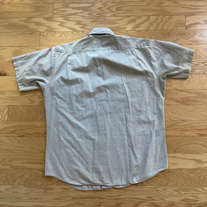 Vintage 80s Duck Embroidered Short Sleeve Shirt
