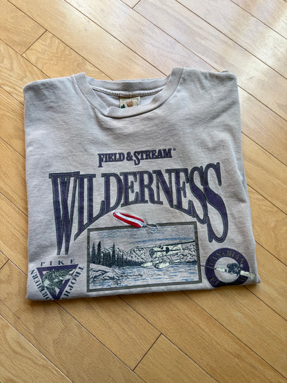 Vintage Field & Stream Wilderness Fish Club Tee