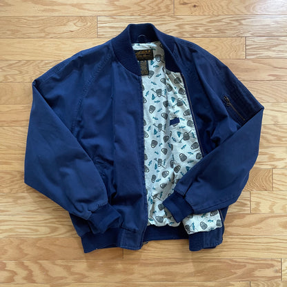 Vintage Eddie Bauer Lined Bomber Jacket