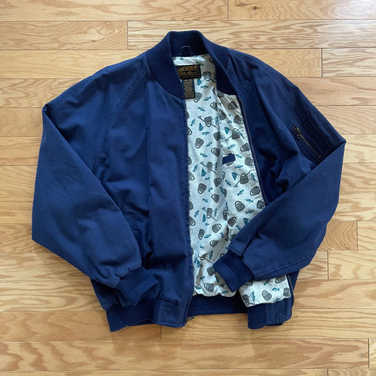 Vintage Eddie Bauer Lined Bomber Jacket