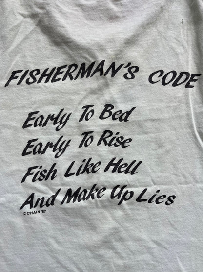 Vintage Caught Fisherman Tank