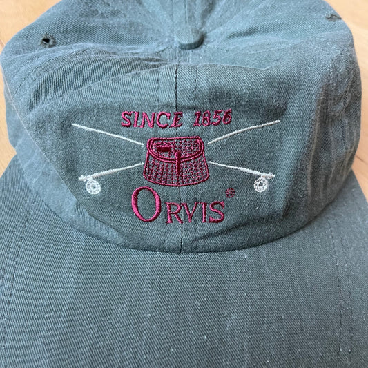 Vintage Orvis Logo Long Bill Hat