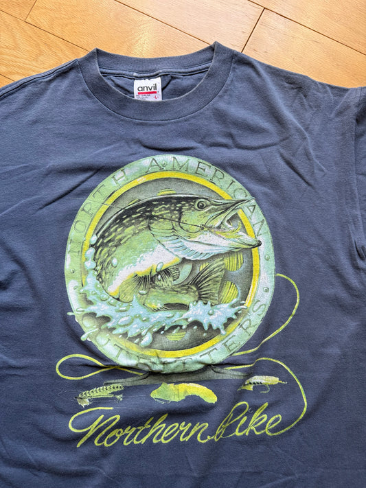 Vintage Northern Pike Tee. Size L