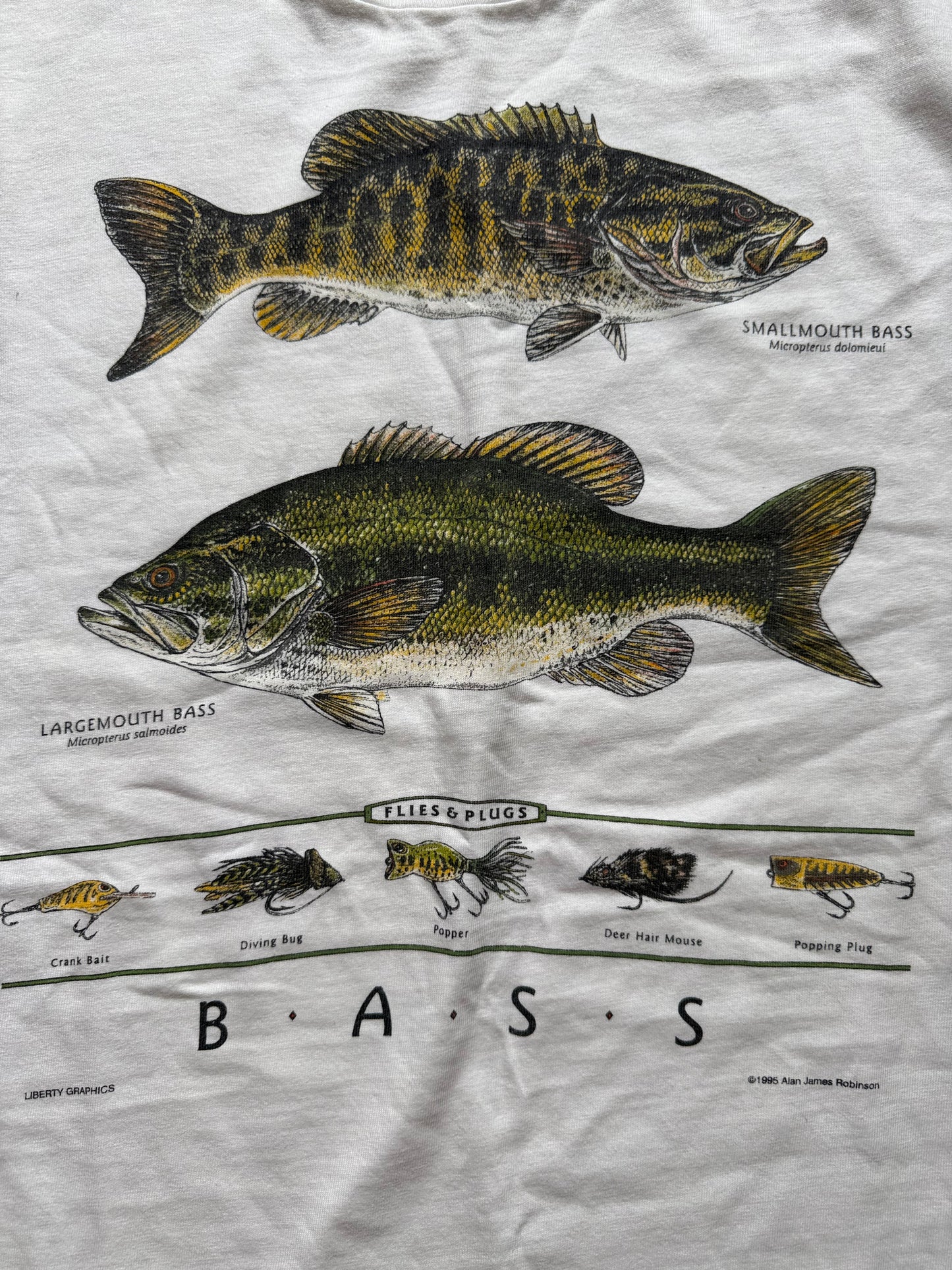 Vintage Alan James Robinson Bass Tee. Size XXL