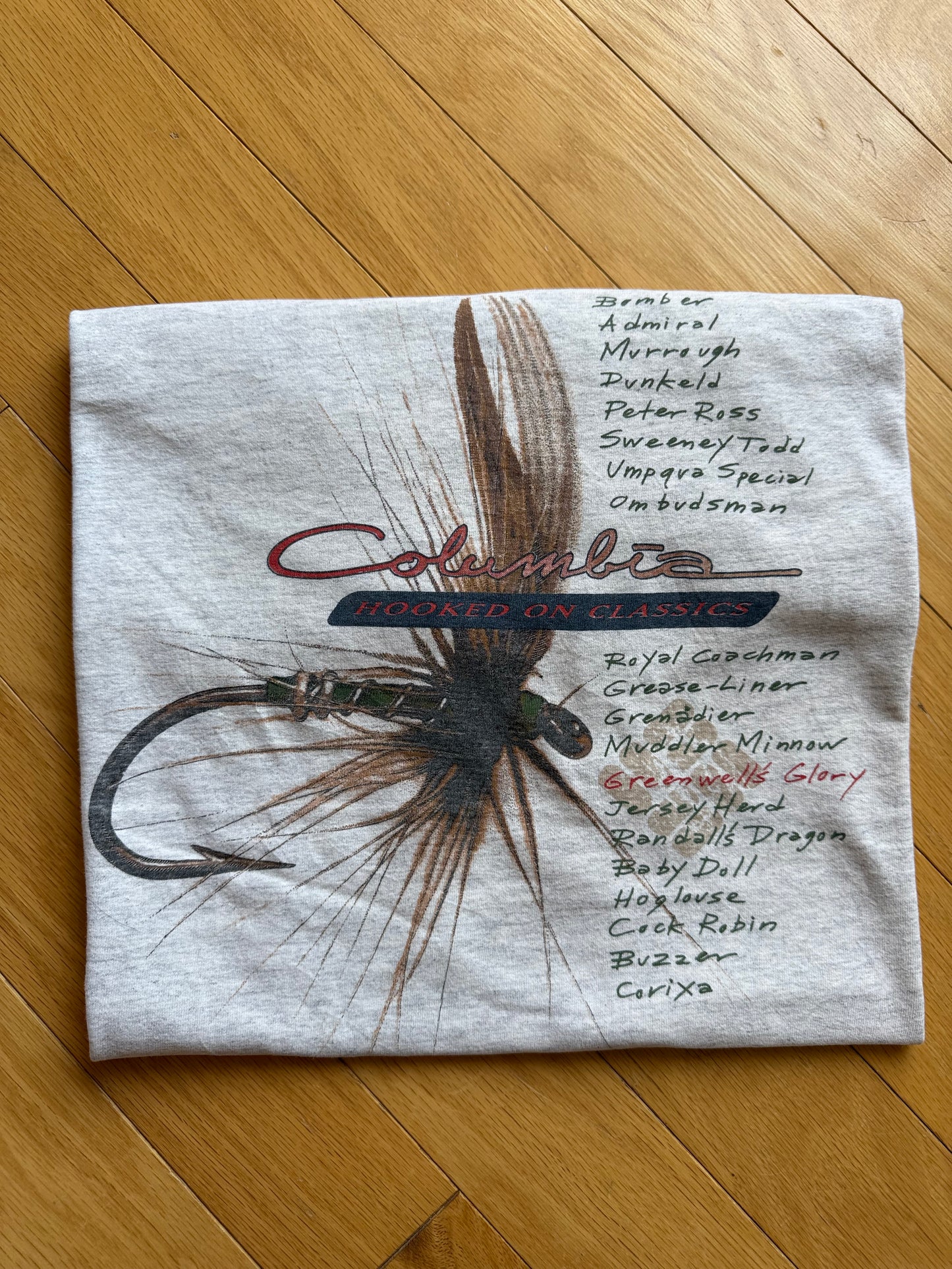 Vintage Columbia Hooked on Classics Tee. Size XL