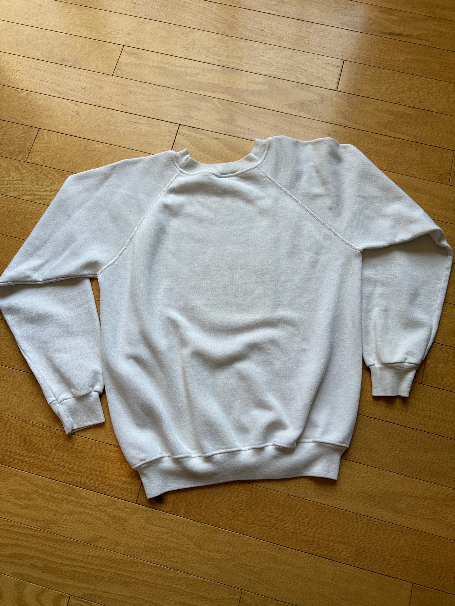 Vintage 1988 Brook Trout Paint Print Sweatshirt. Size M
