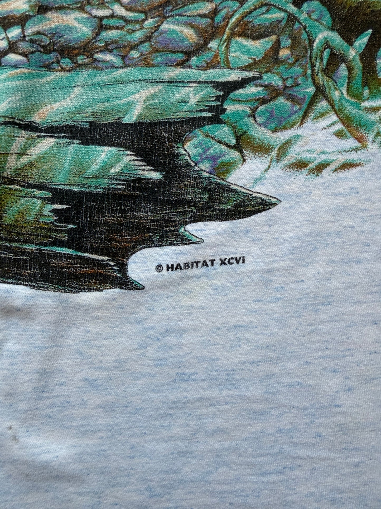 Vintage Habitat Rainbow Trout Tee. Size L