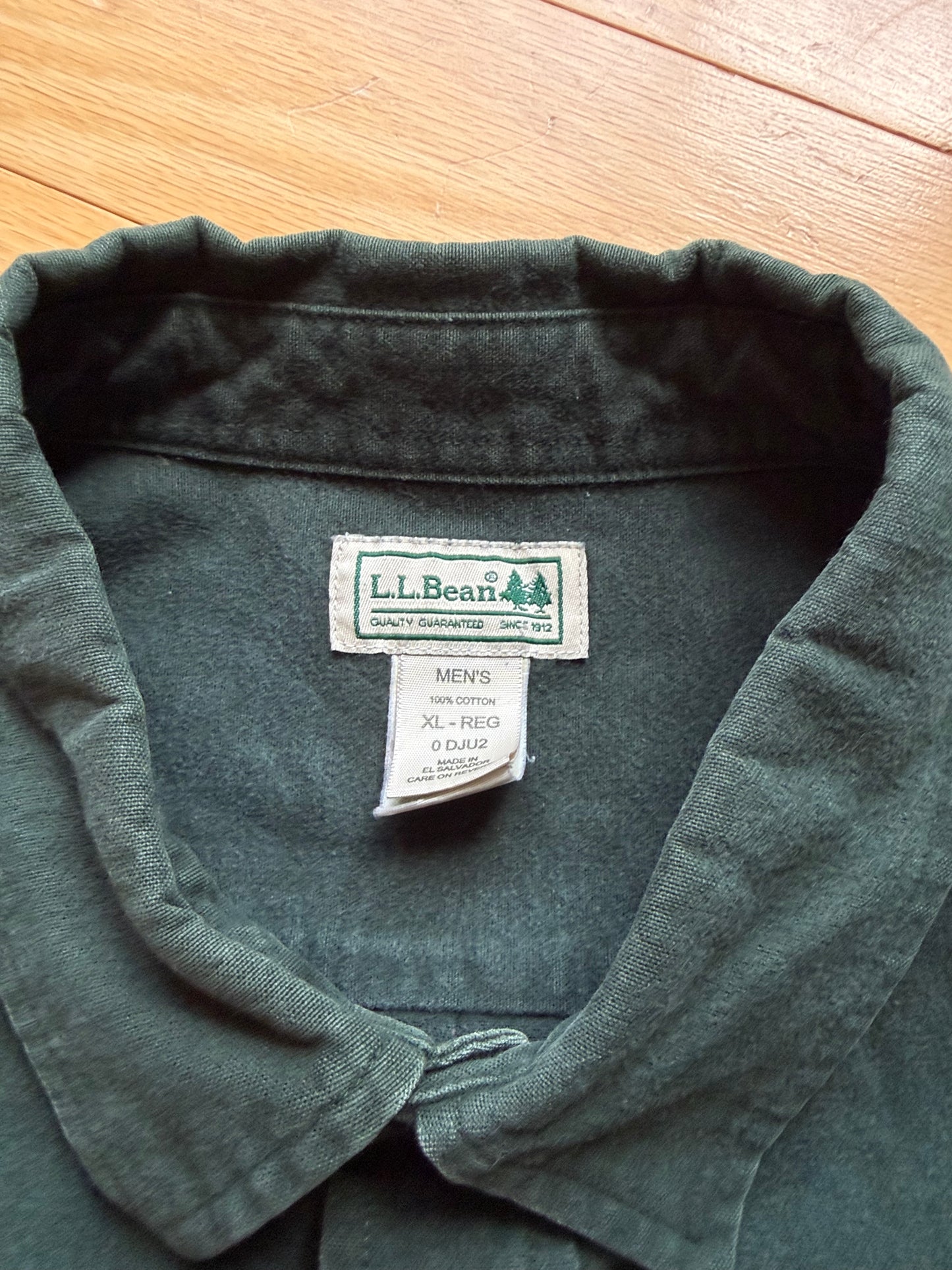 Vintage L.L. Bean Chamois Shirt. Size XL
