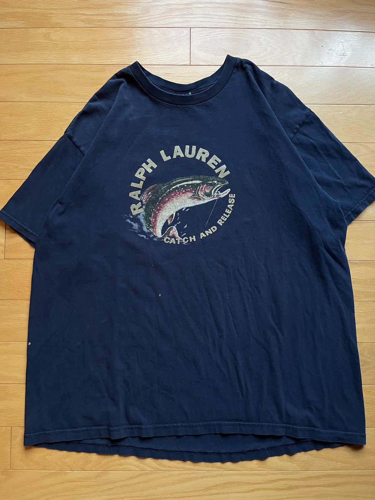 Vintage Polo RL Catch & Release Tee. Size L