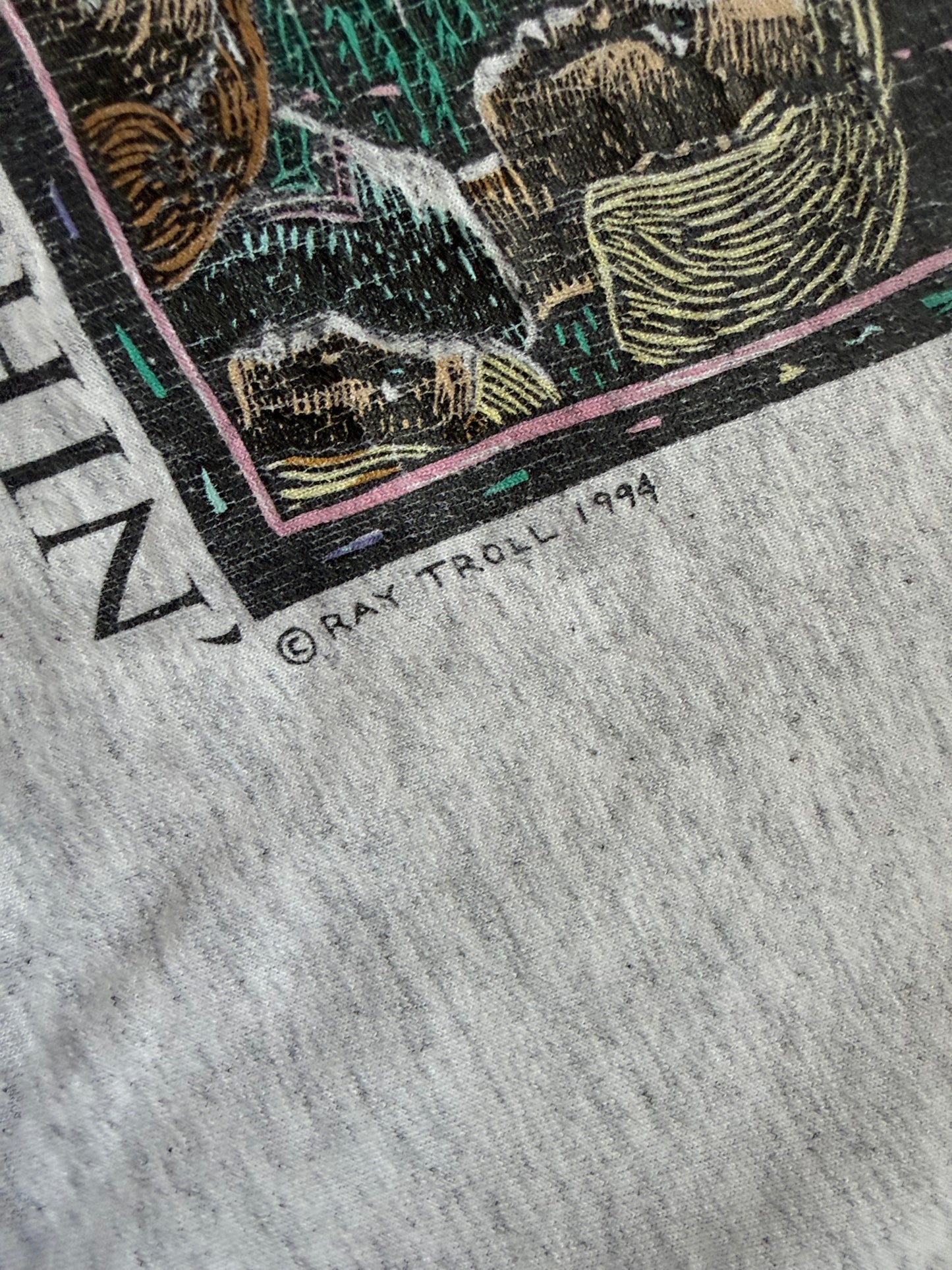 Vintage Ray Troll Truth Is Stranger Than Fishin Tee. Size XXL