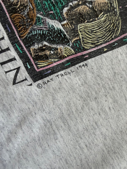 Vintage Ray Troll Truth Is Stranger Than Fishin Tee. Size XXL
