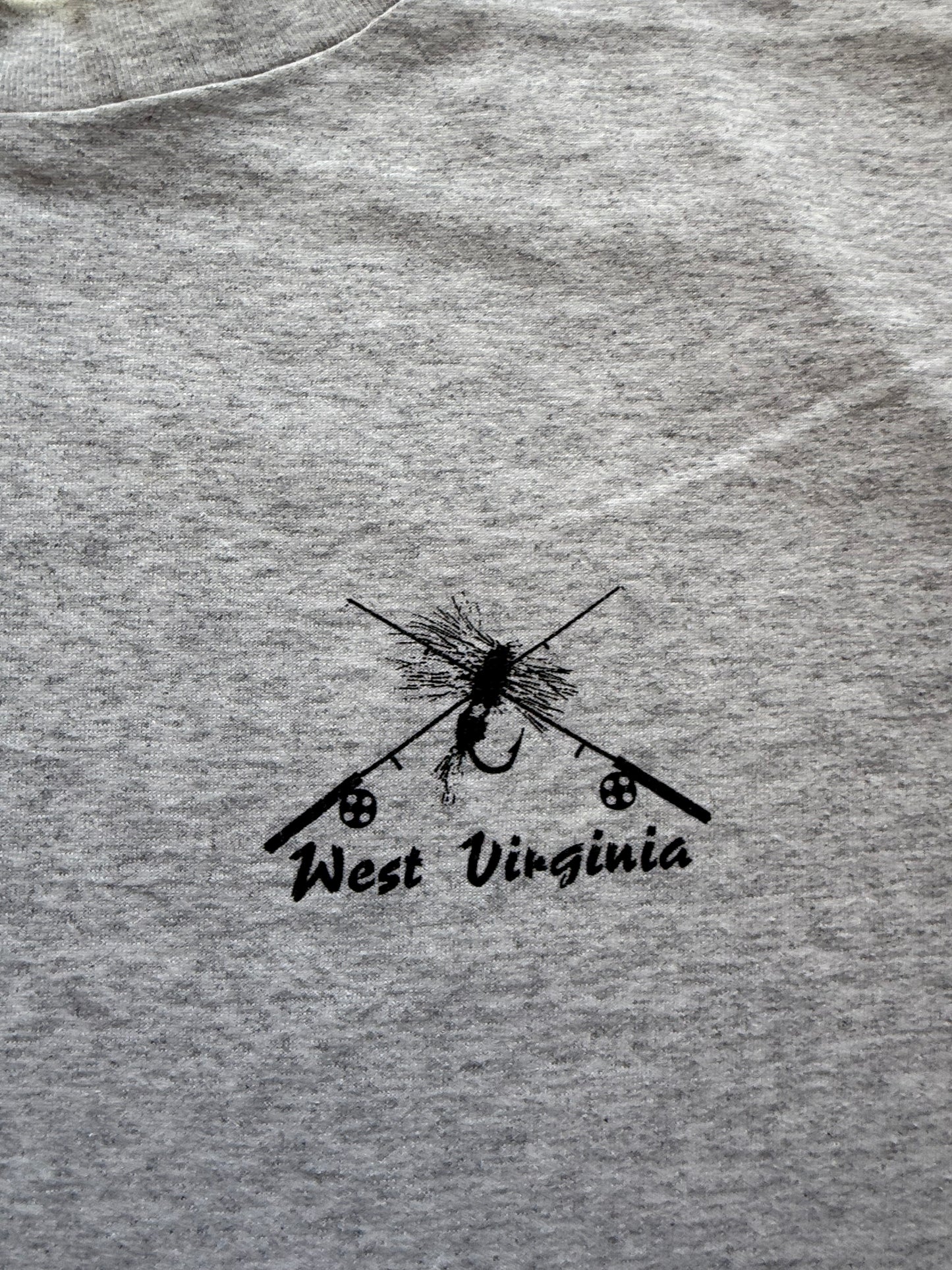 Vintage West Virginia Rainbow Trout Tee. Size L