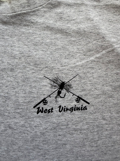 Vintage West Virginia Rainbow Trout Tee. Size L
