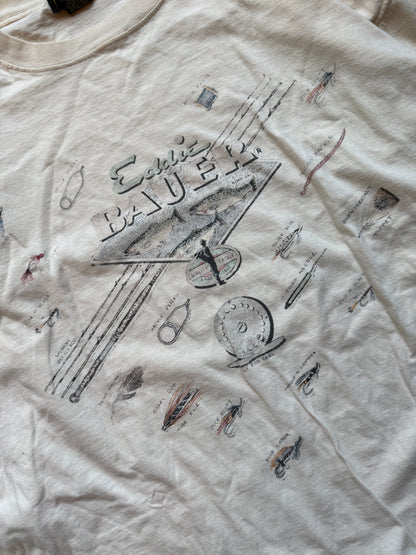 Vintage Eddie Bauer Fly Gear Long Sleeve Tee. Size L