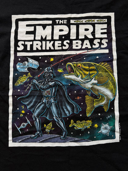 Ray Troll Empire Strikes Bass Tee. Size L