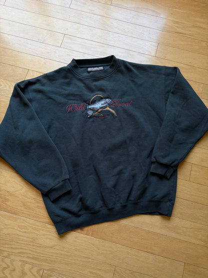 Vintage Headwaters Wild Trout Crewneck. Size XL