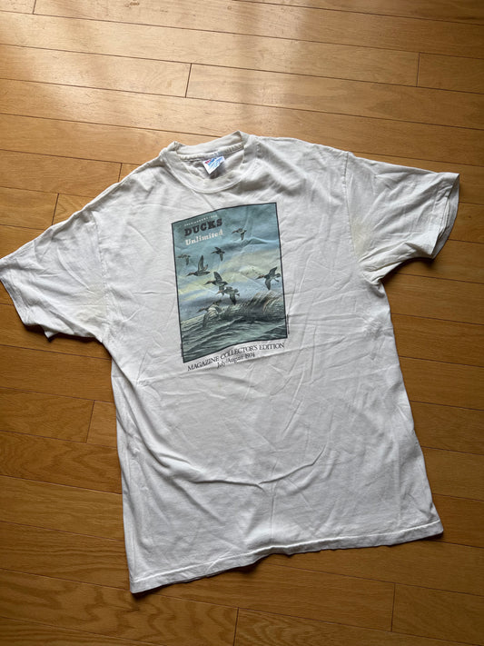 Vintage Ducks Unlimited Magazine Collectors Edition Tee. Size L