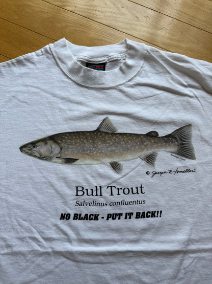 Vintage Joseph Tomelleri Bull Trout Tee. Size XL